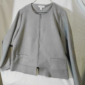 CJ Banks Light Gray Blazer